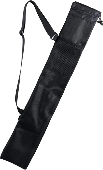 Trekking Poles Carry Bag Portable Hiking Poles Carrying Shoulder Bag Tent Poles Replacement Storage Pouch for Trekking Hiking Poles & Walking Stick, Ajustable Shoulder Strap, Black
