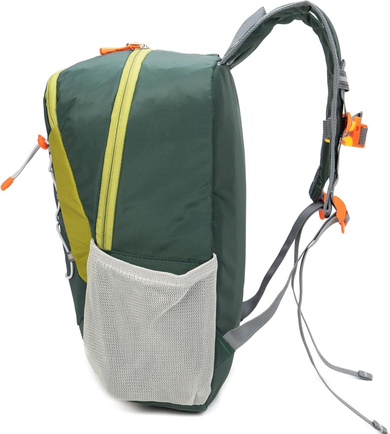 Little Kids Hiking Backpack for Boys or Girls, Small Daypack for Camping or Travel (Green, Medium)