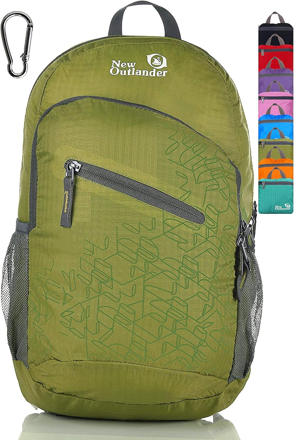 Packable Handy Lightweight Travel Hiking Backpack Daypack, Green