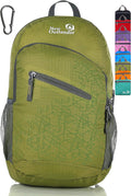 Packable Handy Lightweight Travel Hiking Backpack Daypack, Green