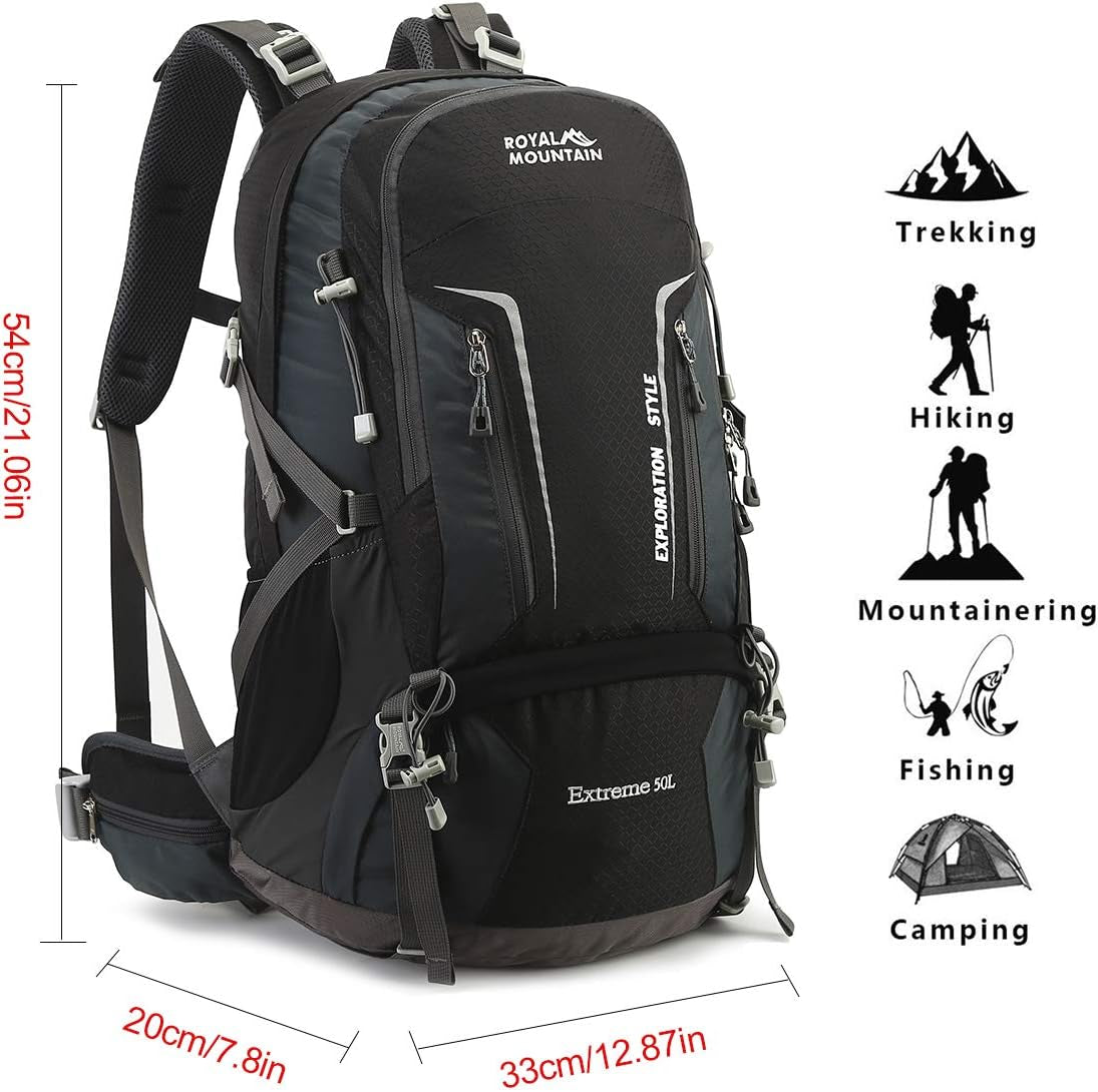 40L Backpack Hiking Mountain Bag Outdoor Hiking Camping Travel Pack