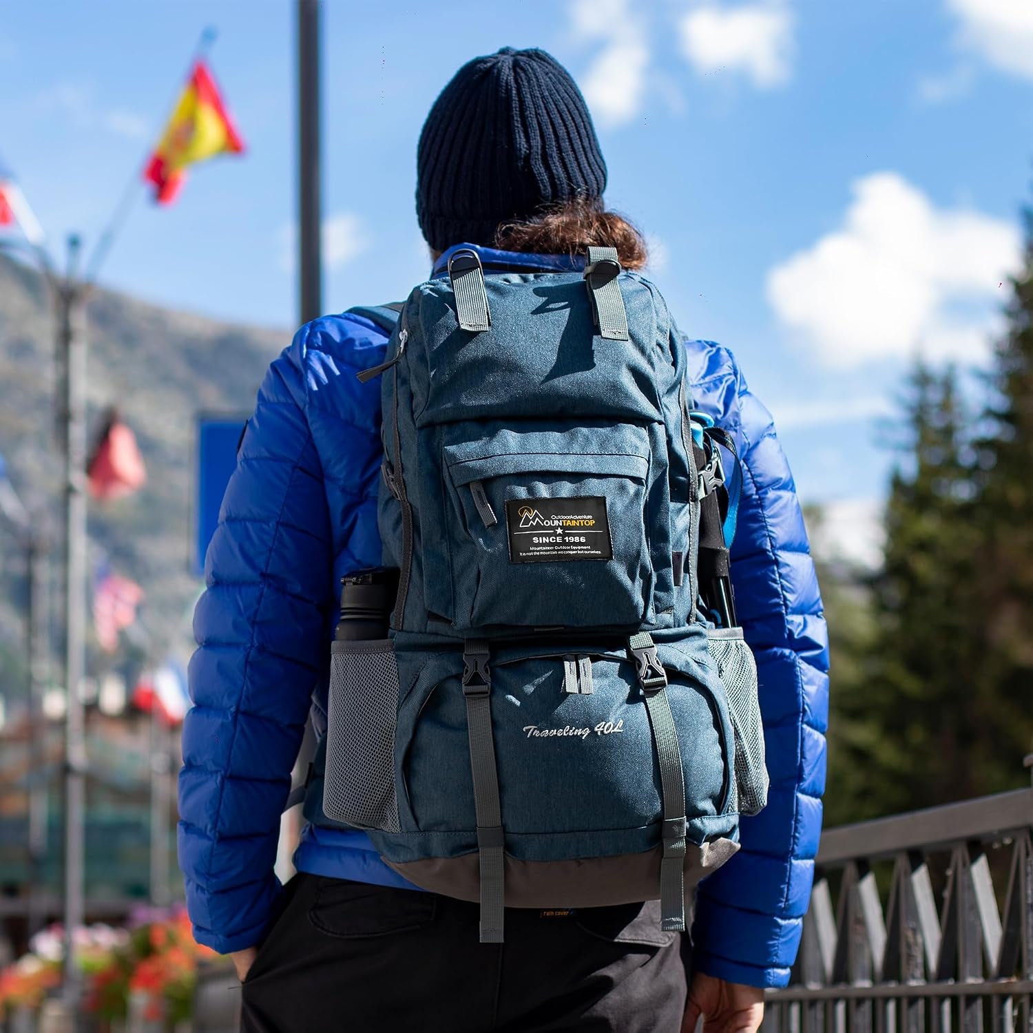 40L Hiking Backpack Lightweight Travel Backpack for Men&Women Outdoor Camping Backpacking