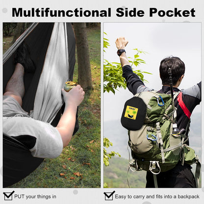 Camping Hammock Double Portable Hammocks Camping Accessories and Camping Gear,Great for Hiking,Outdoor,Beach,Camping