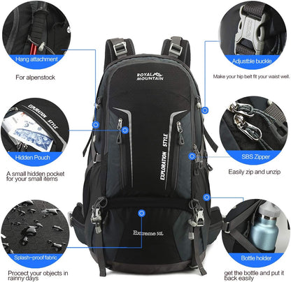 40L Backpack Hiking Mountain Bag Outdoor Hiking Camping Travel Pack